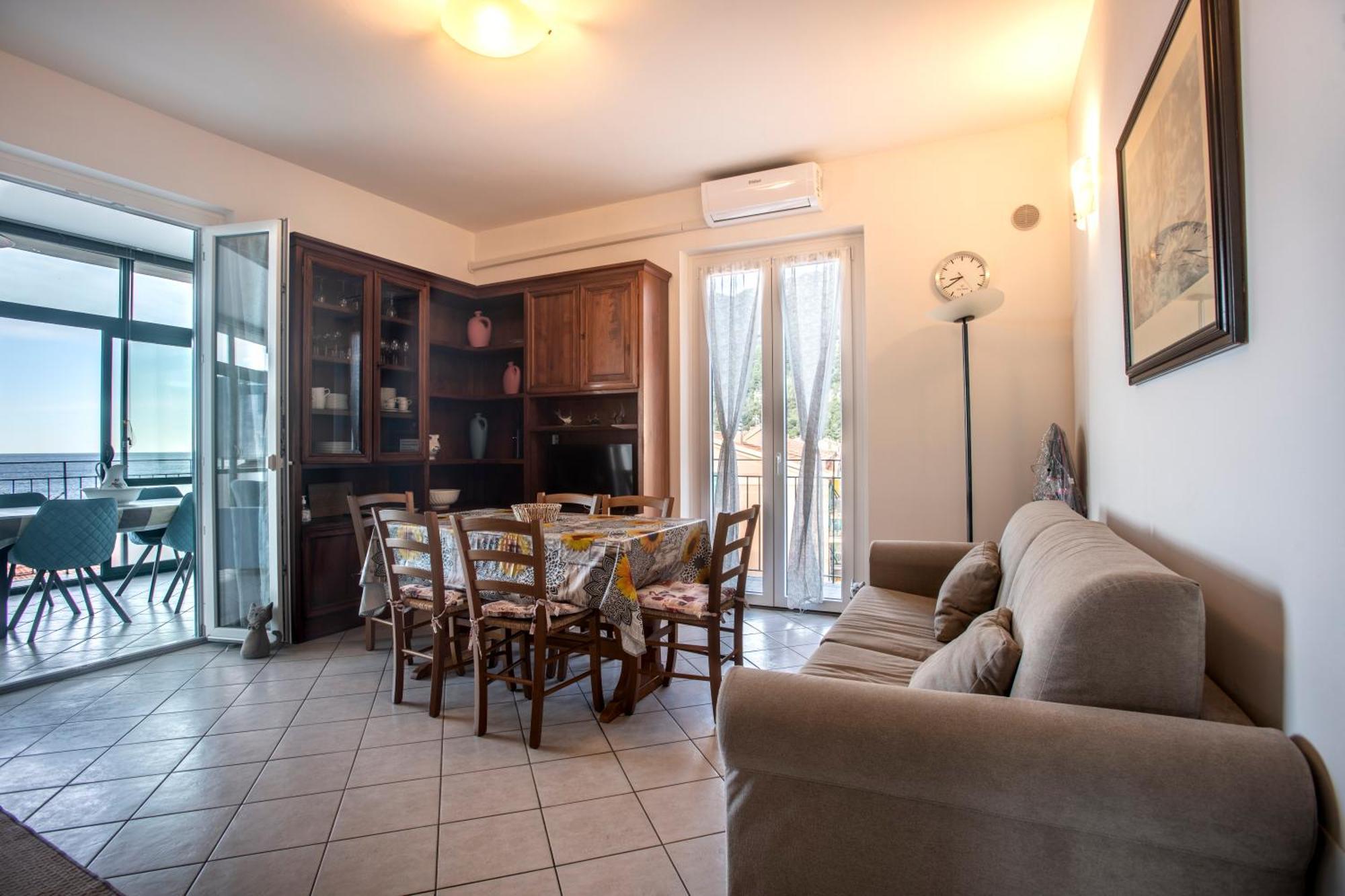 162 - La Veranda Sull'acqua, Fronte E Vista Mare Riva Trigoso, Posto Auto Privato * Sestri Levante